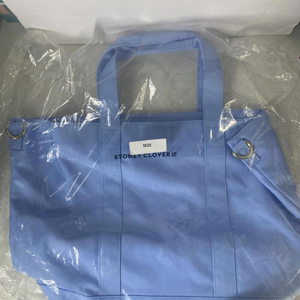 Stoney Clover Lane NWT Tote Bag Periwinkle Shoulder Strap